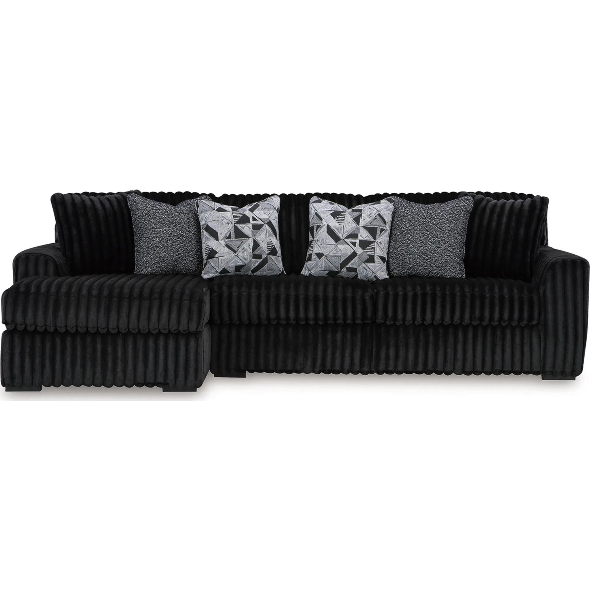 Midnight-Madness 2 Piece Sectional with Chaise