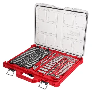 Milwaukee 48-22-9486 1/4"-3/8” Ratchet Socket Set w/ PACKOUT Case - 106pc