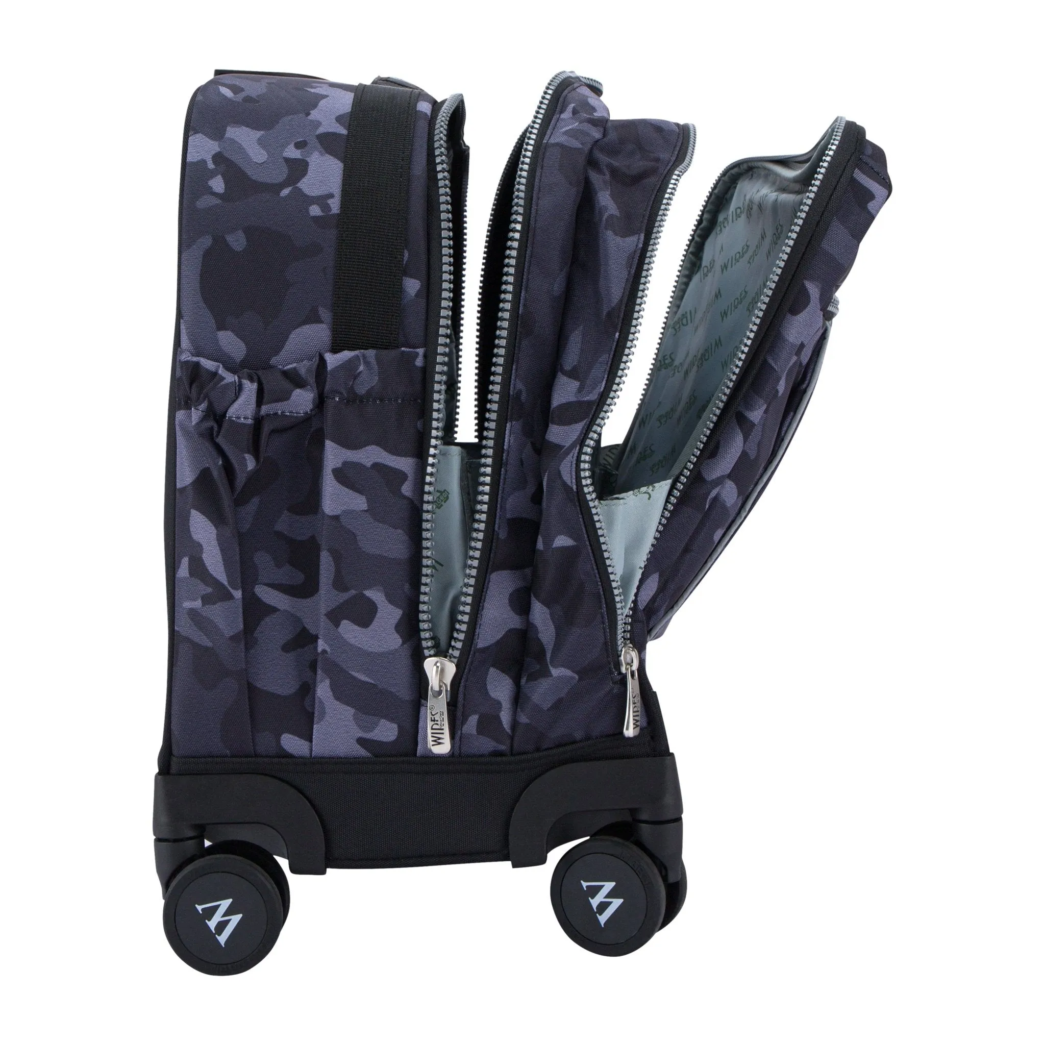 Navy Camouflage School Bag Trolley Set of 4(Lunch Bag & Pencil Case) Lunch Box