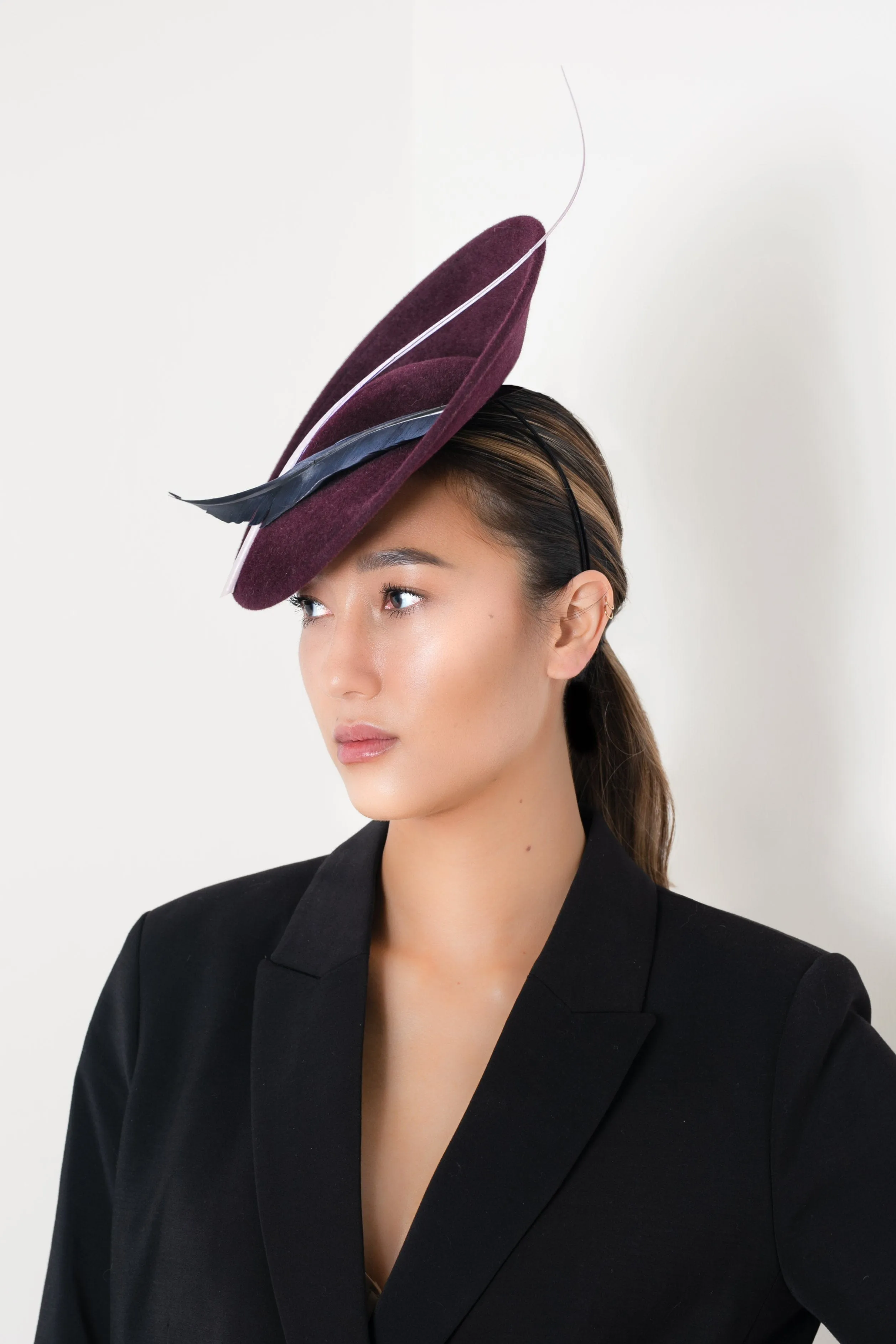 Occasion Hat With Feathers - Rhia