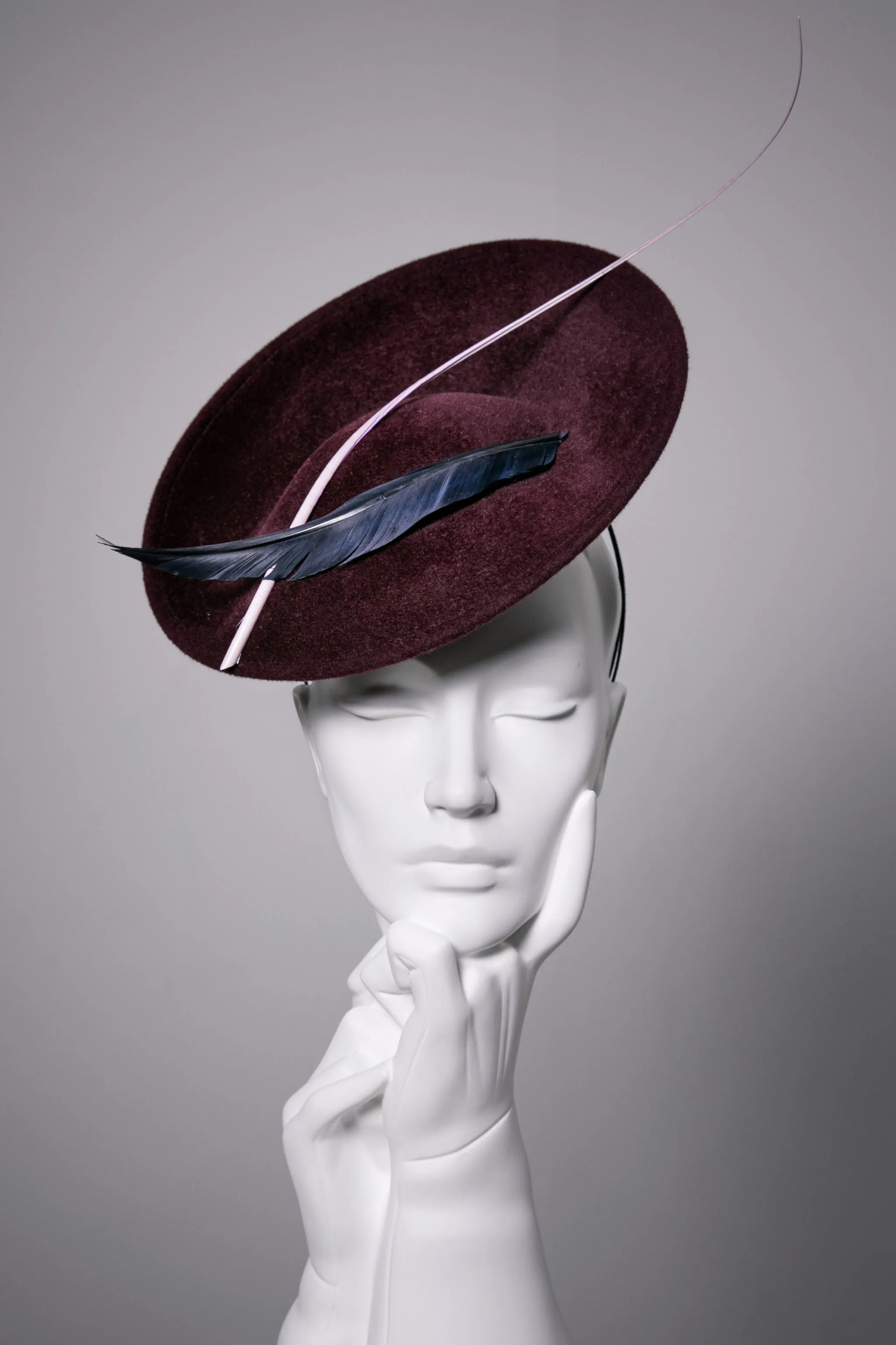 Occasion Hat With Feathers - Rhia