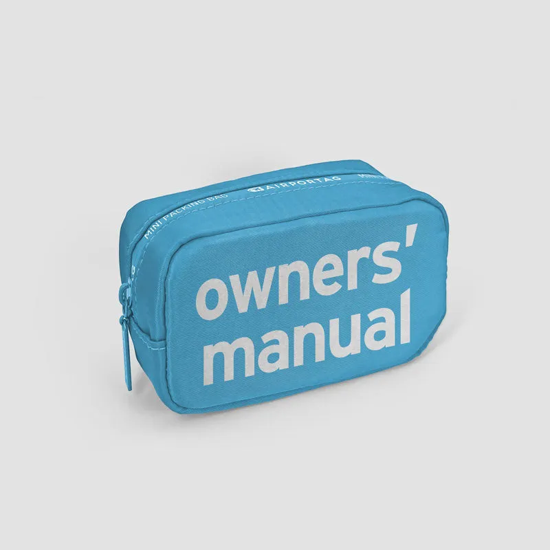 Owners' Manual - Mini Packing Bag