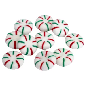 Peppermints- Green & Red Stripes