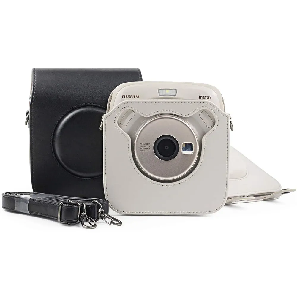 Pikxi BSQS2010 Fujifilm Instax Square SQ20 SQ10 Leather Camera Case Bag