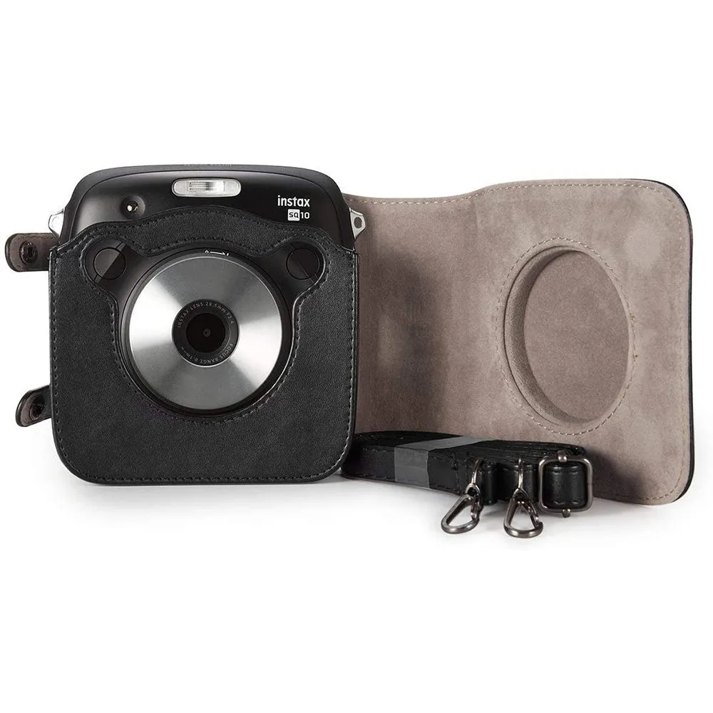 Pikxi BSQS2010 Fujifilm Instax Square SQ20 SQ10 Leather Camera Case Bag