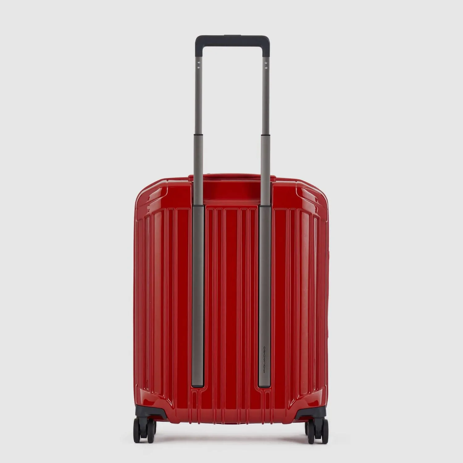 Piquadro Pq-Light 55Cm Ultra Slim Hardcase 4 Double Wheel Cabin Trolley Red - Bv4425Pql/R