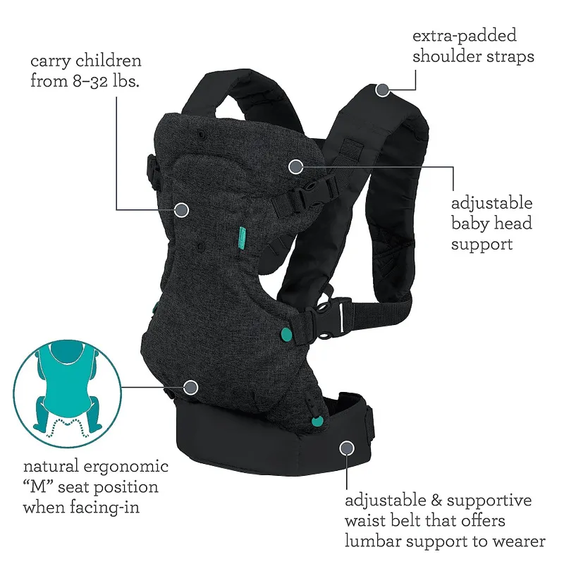 Portable Ergonomic Baby Carrier Airy Convertible Baby Hip Seat