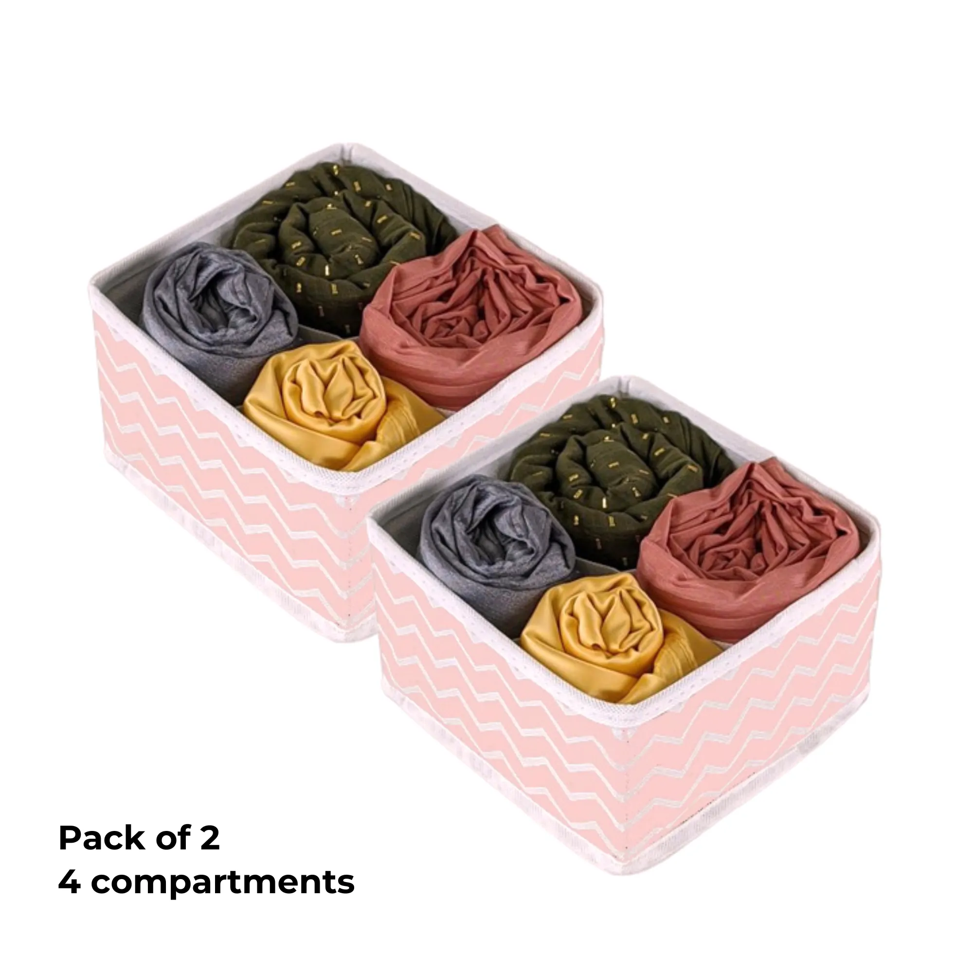 Qoolish Pack of 2 Hijab Haven 4 Compartment Organizers!