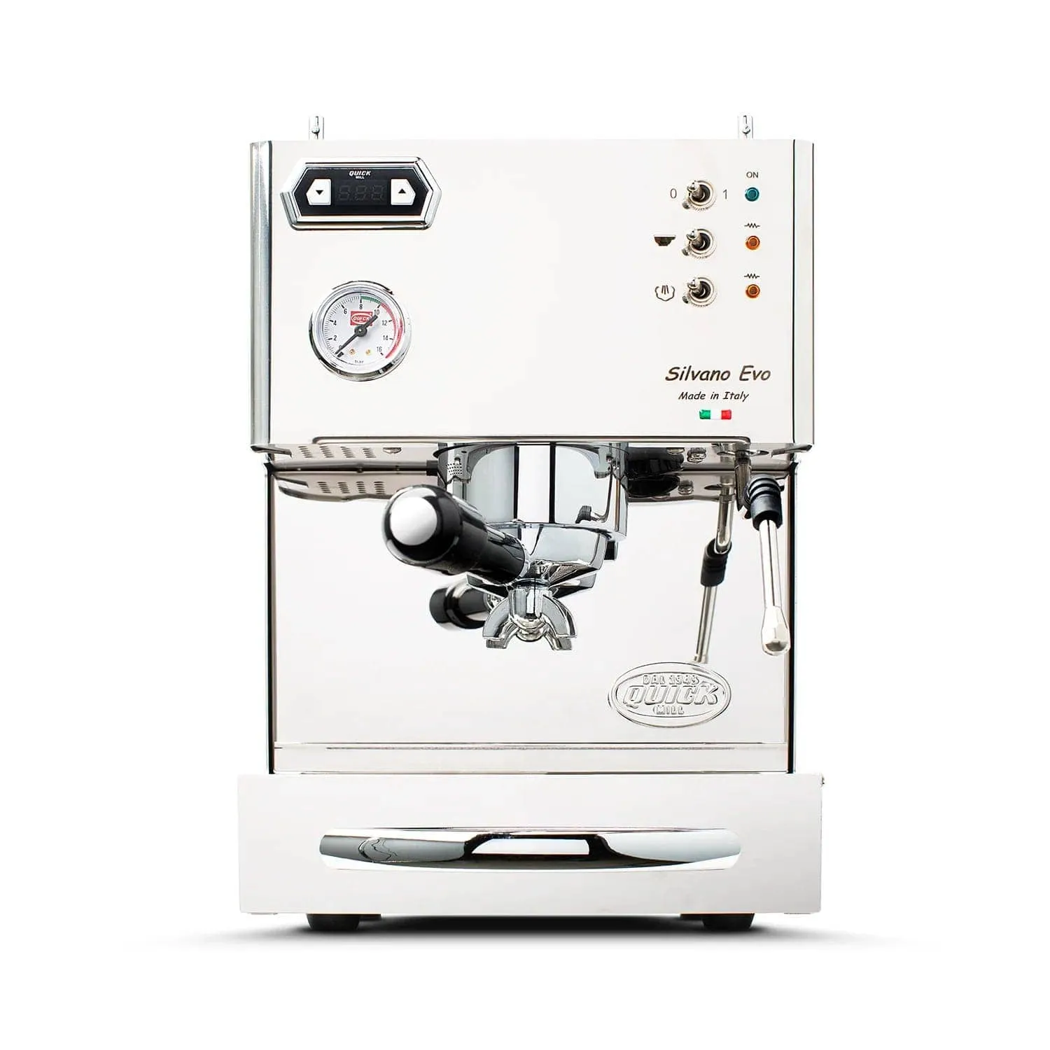 Quick MIll Silvano Espresso Machine - Chrome