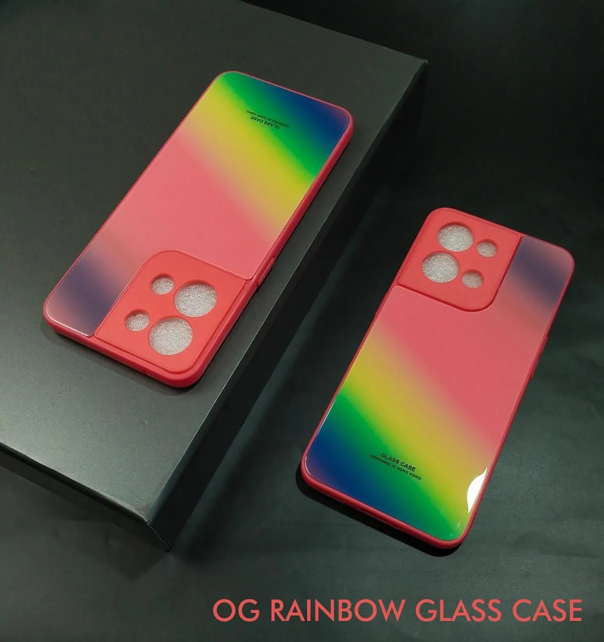 Rainbow Glass Hard Case For Vivo