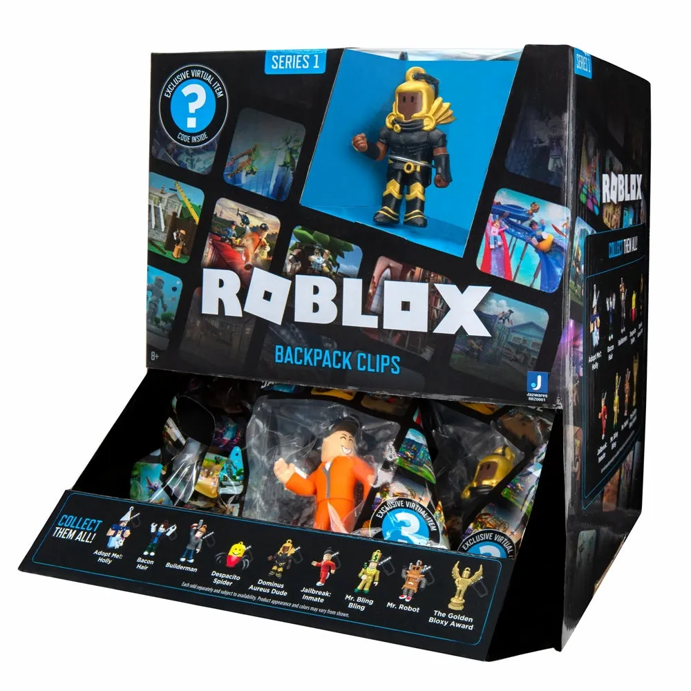 ROBLOX FIGURE BACKPACK HANGER BLIND BAG ASST-18pcs PDQ