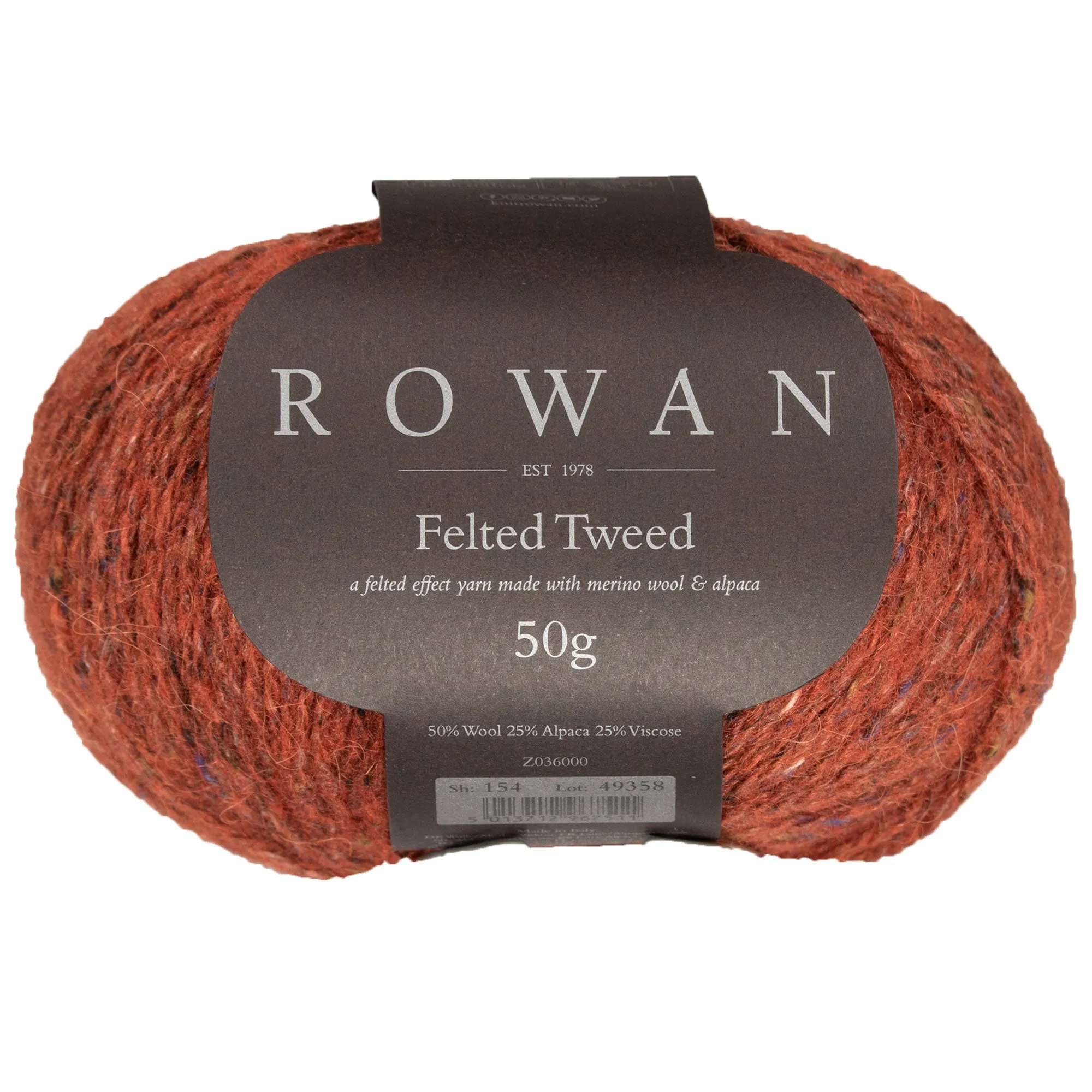 Rowan Felted Tweed Yarn - 154 Ginger