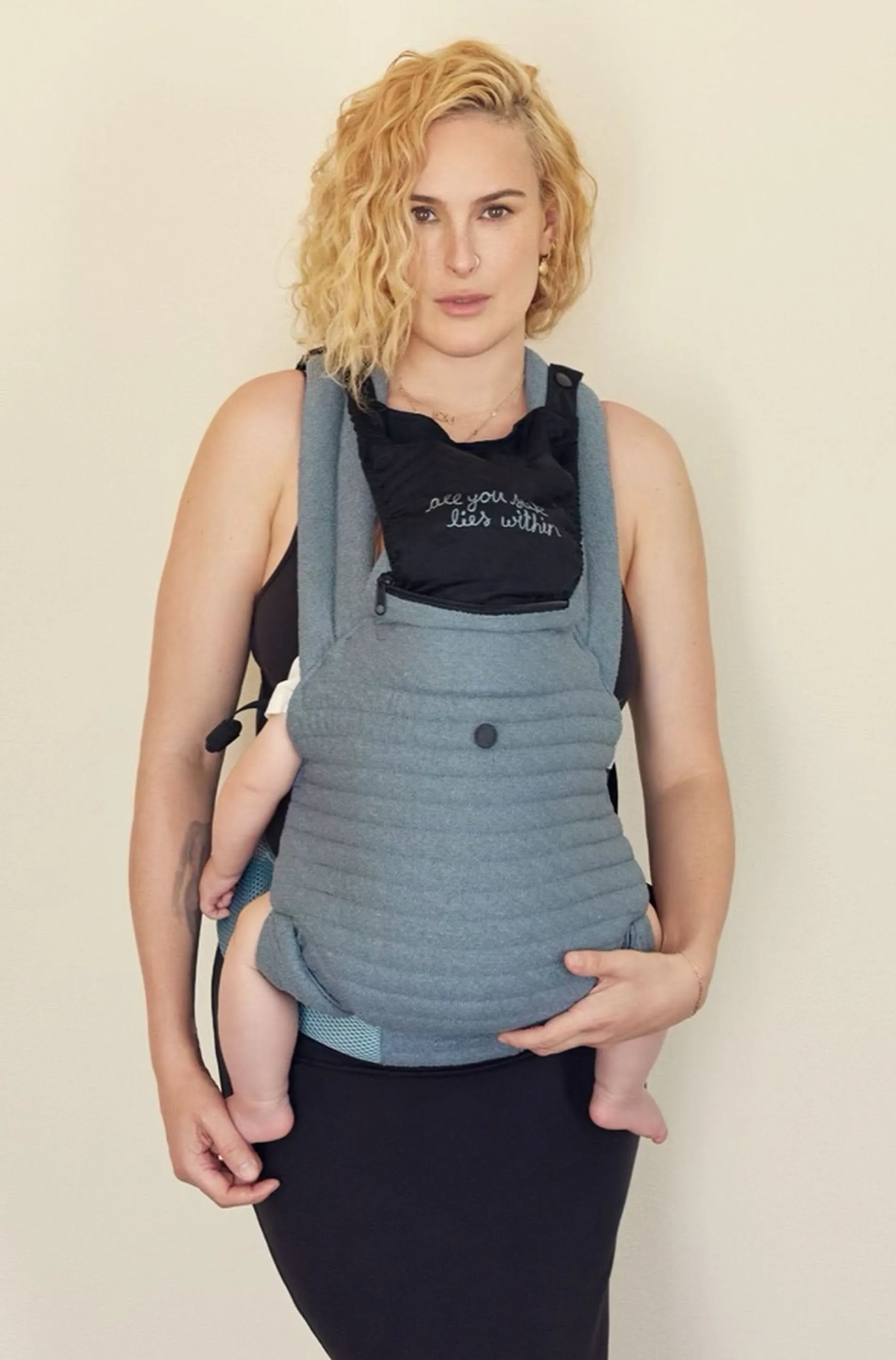 Rumer “Lou Blue” x Bumpsuit - Armadillo Baby Carrier