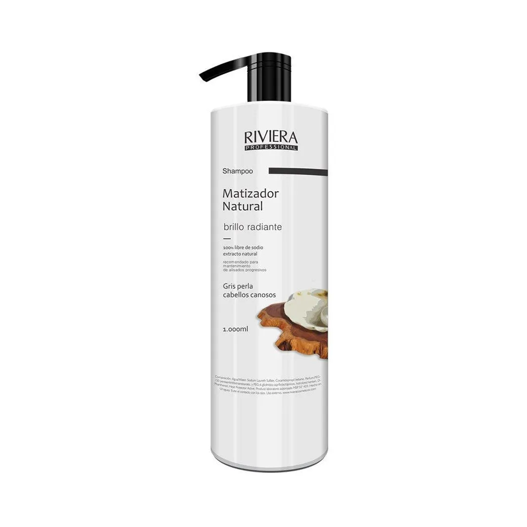 Shampoo Gris Perla Riviera 1 lt.