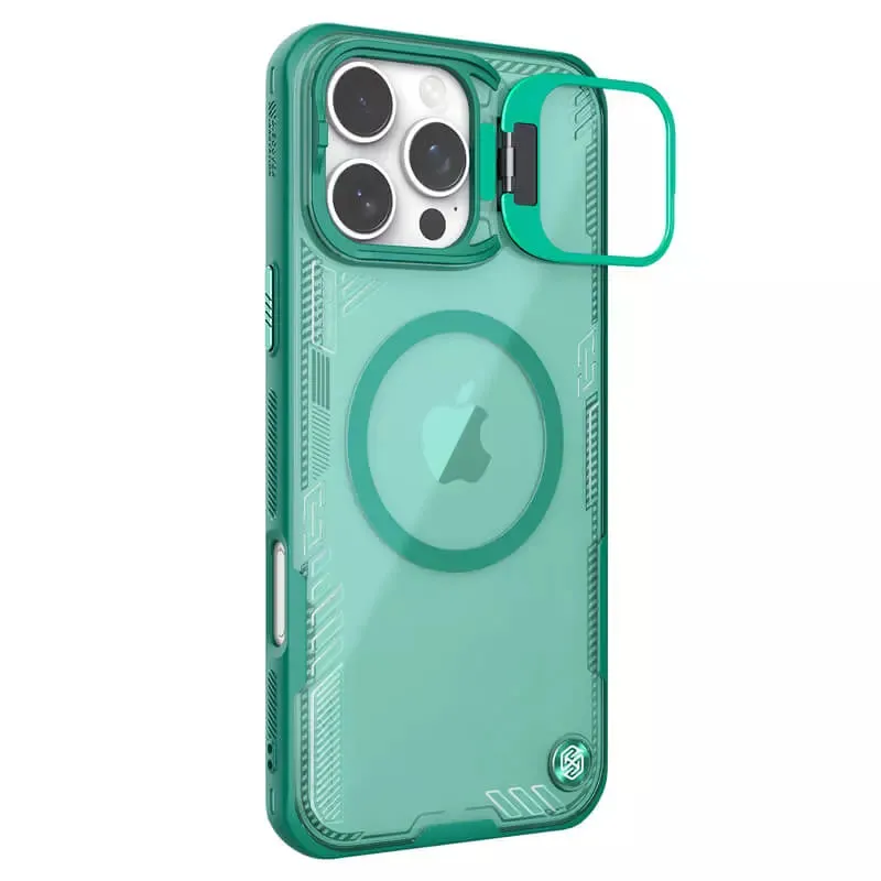 Shockproof Transparent Magnetic Phone Case Camera Lens Protection For iPhone