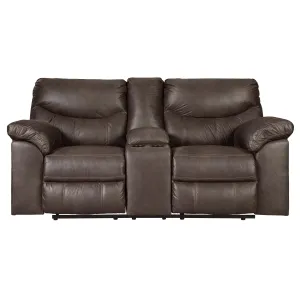 Signature Design by Ashley Boxberg Reclining Leather Look Loveseat 3380394