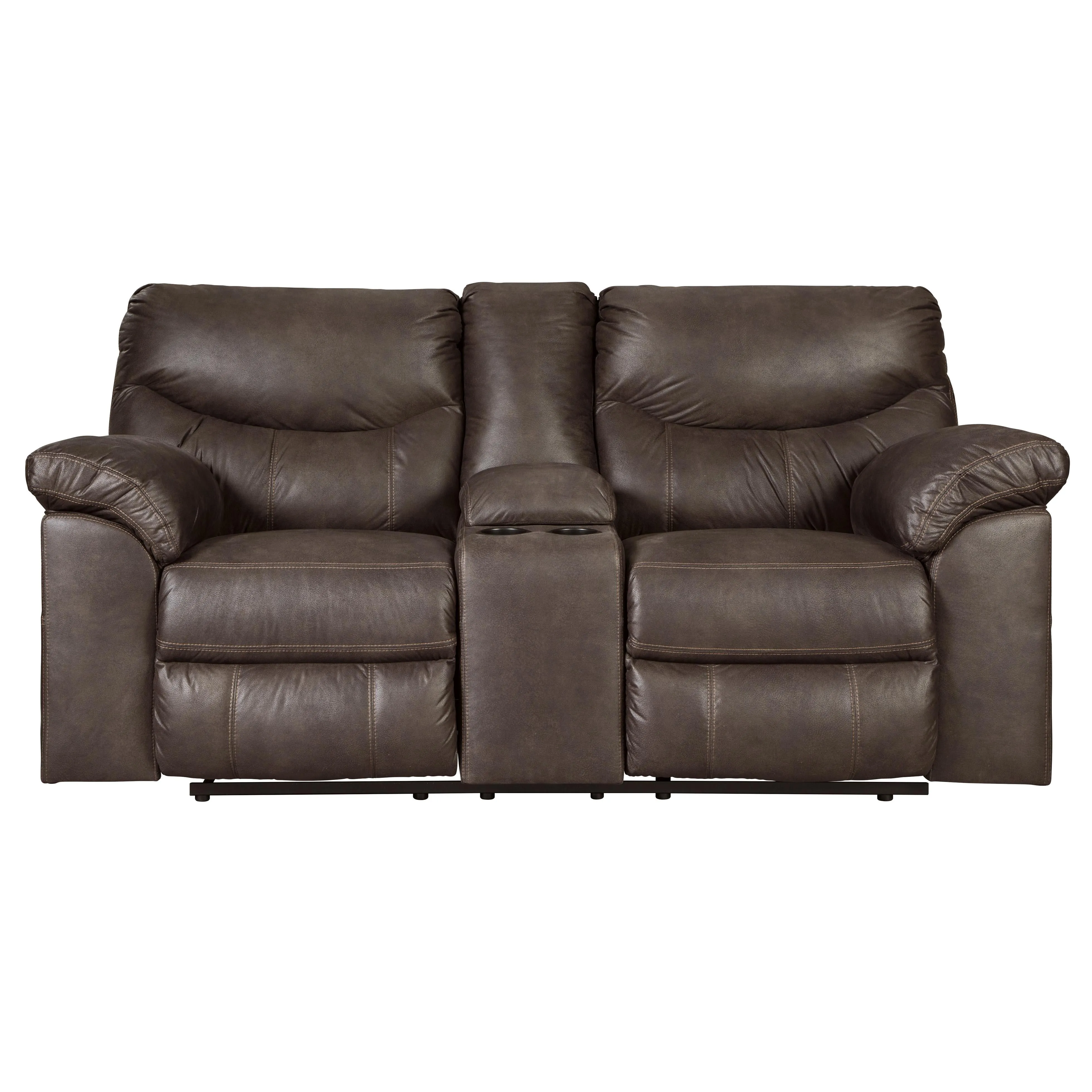 Signature Design by Ashley Boxberg Reclining Leather Look Loveseat 3380394