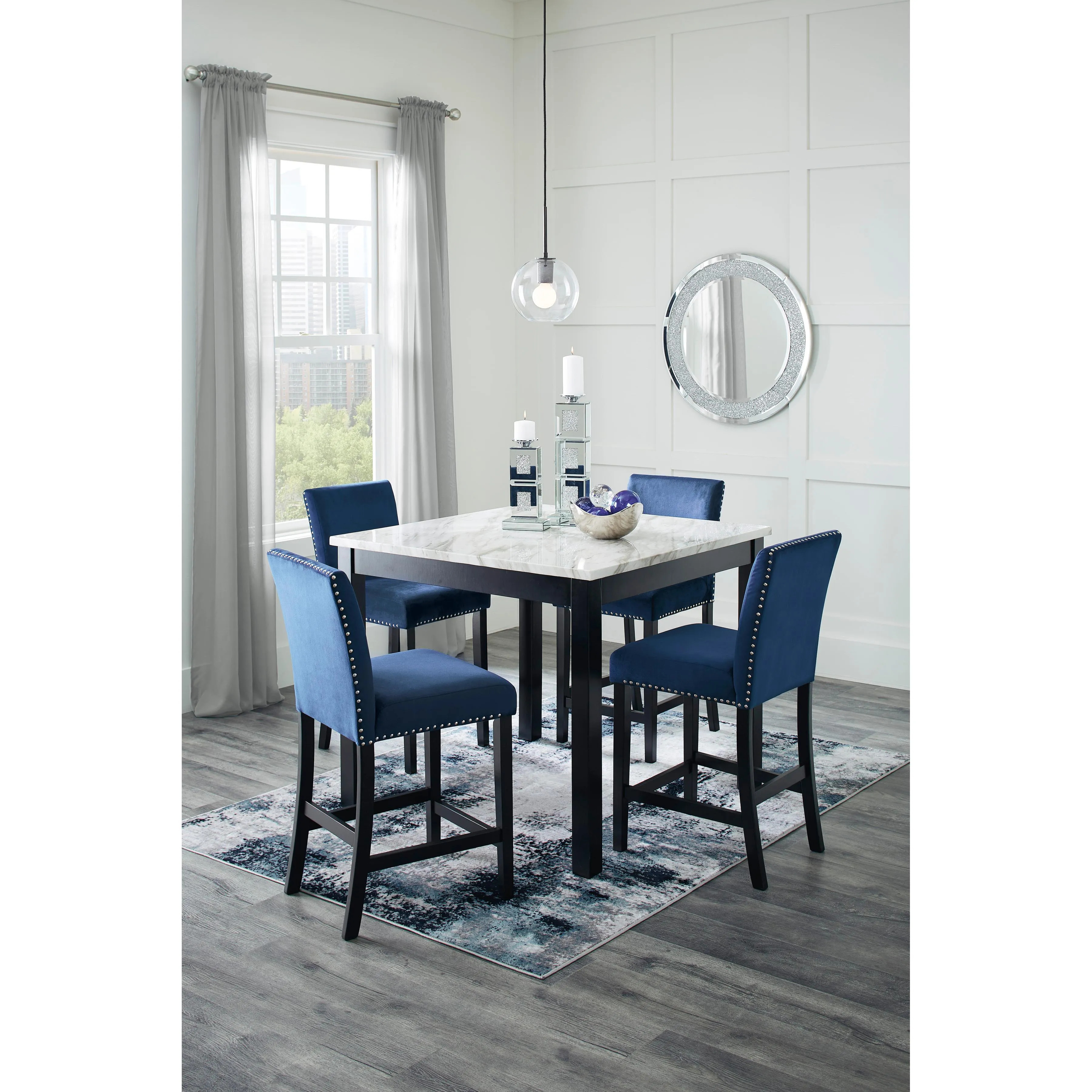 Signature Design by Ashley Cranderlyn 5 pc Counter Height Dinette D163-223