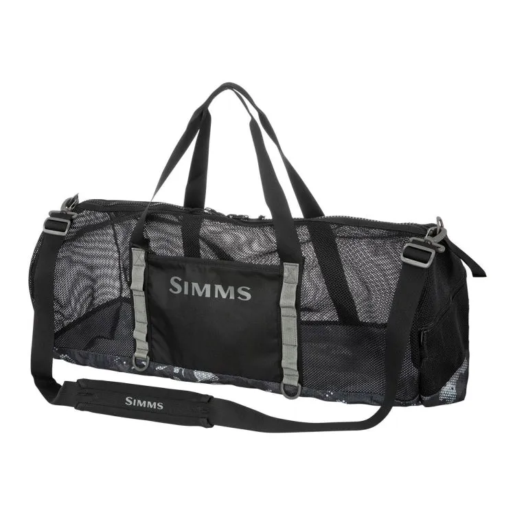 Simms Mesh Duffel Bag - Hex Flo Camo Carbon