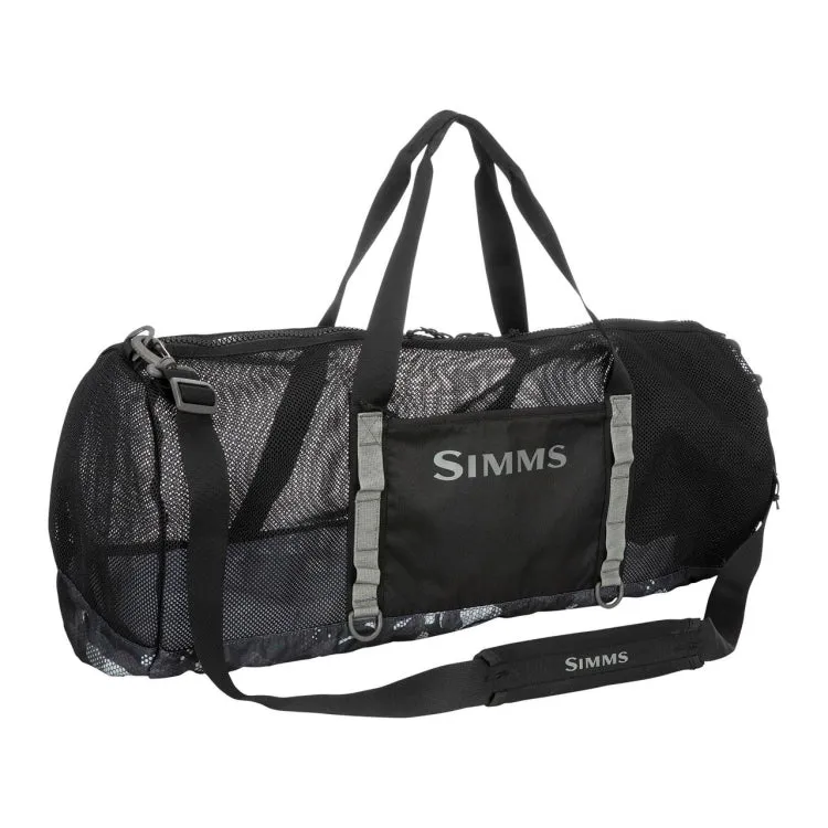 Simms Mesh Duffel Bag - Hex Flo Camo Carbon