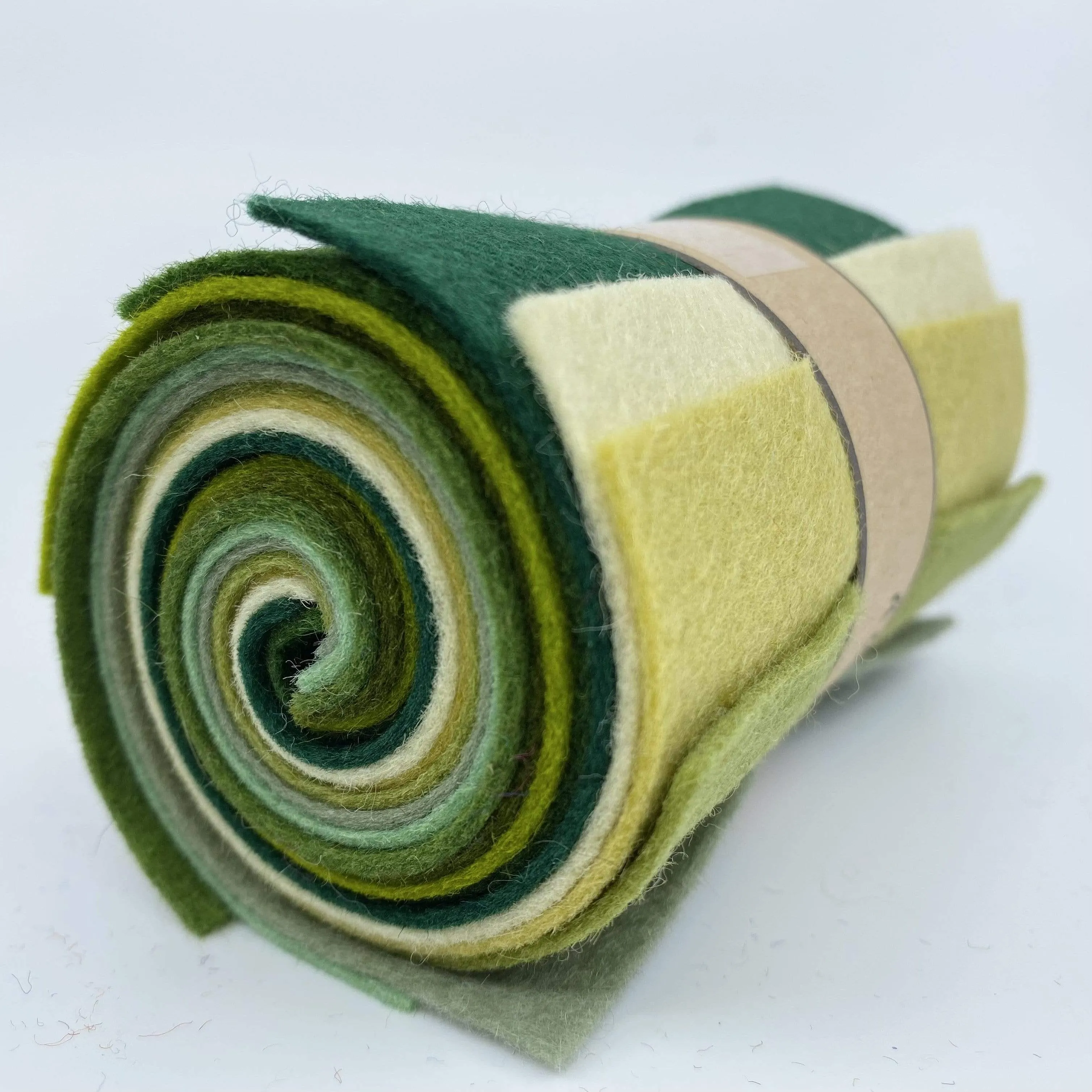 Small Wool Felt Roll - A Walk in the Woods