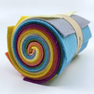 Small Wool Felt Roll - Afternoon