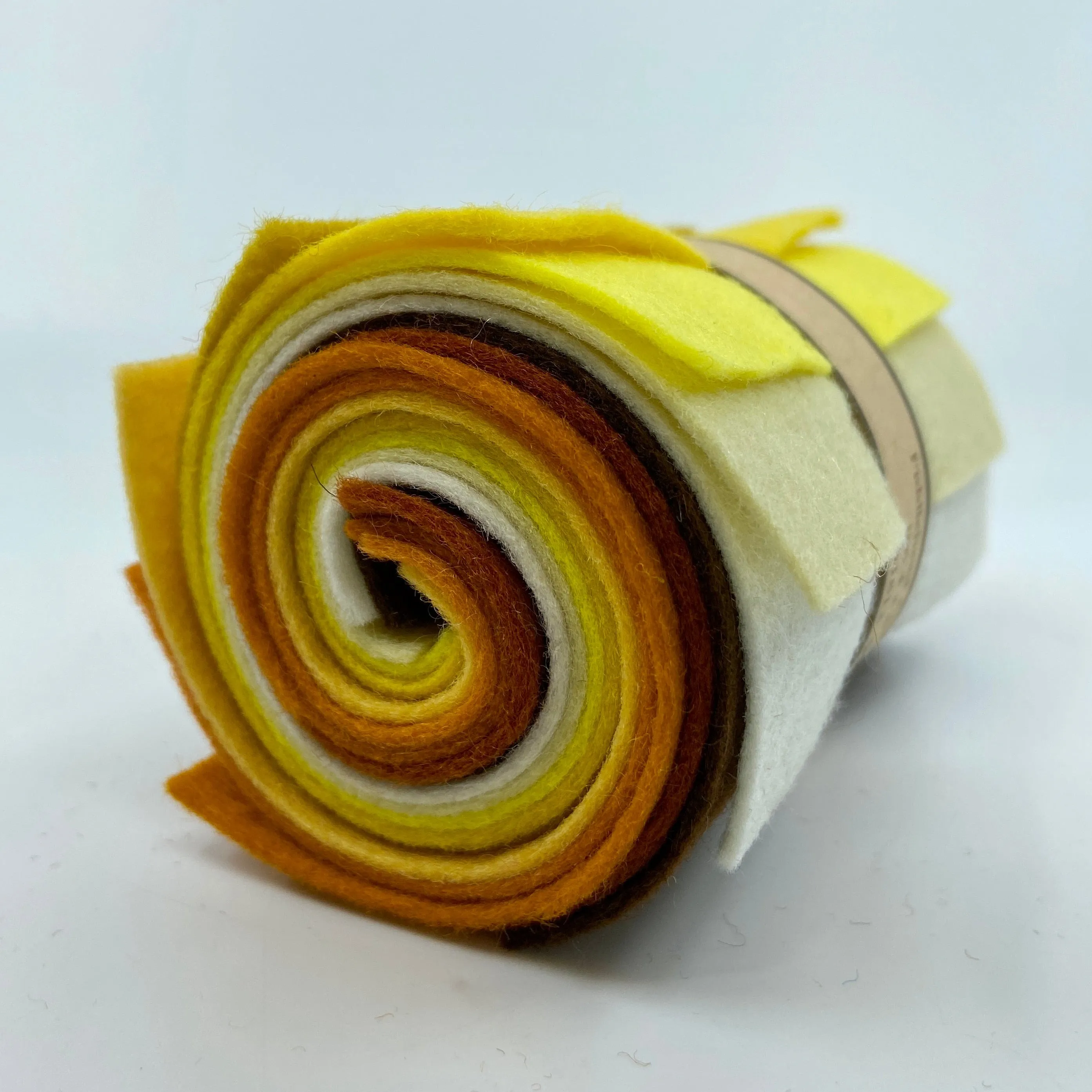 Small Wool Felt Roll - Honey