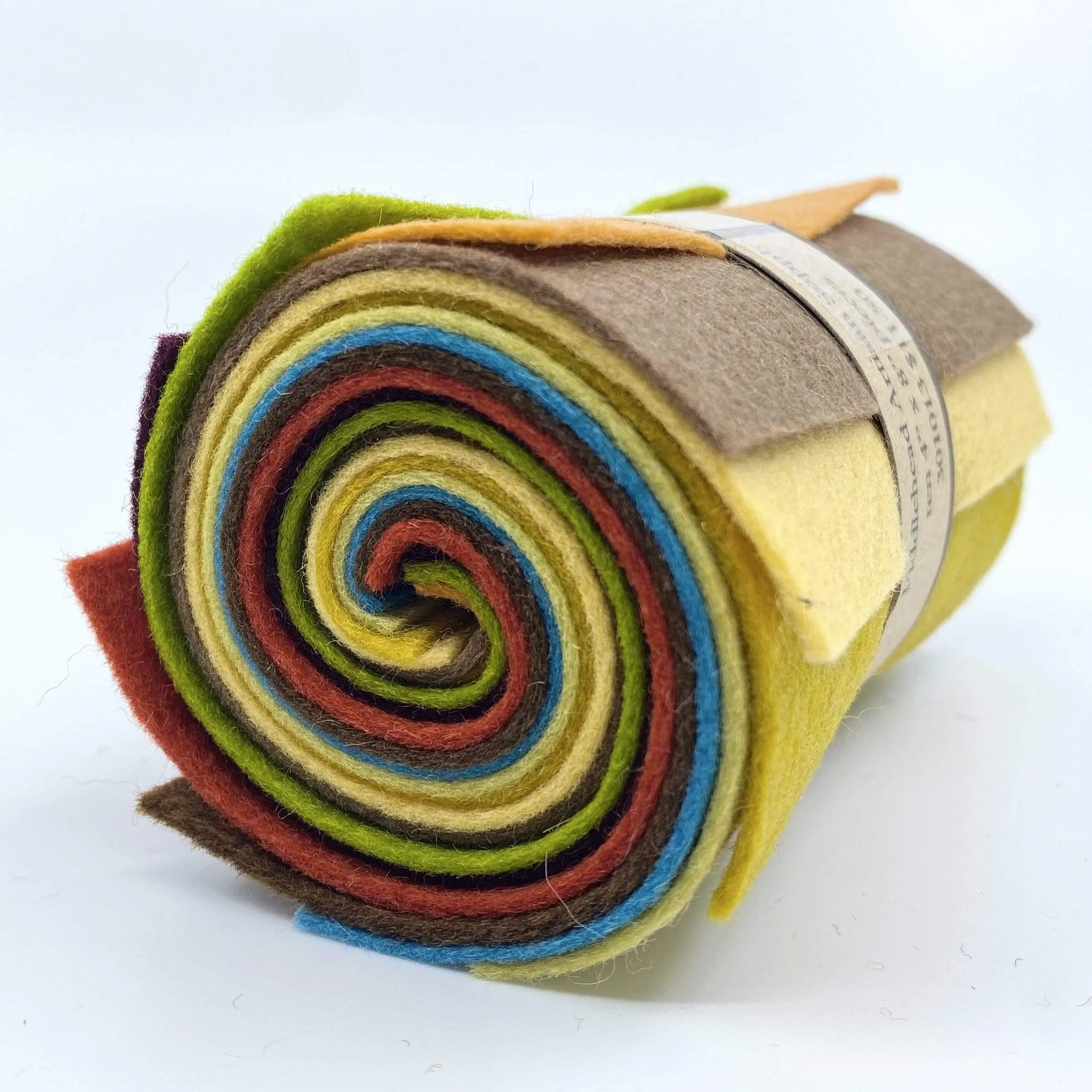 Small Wool Felt Roll - Rustic