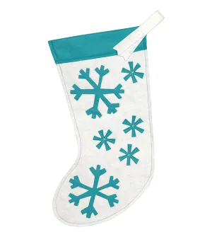 Snowflake Felt Stocking 20"x12"