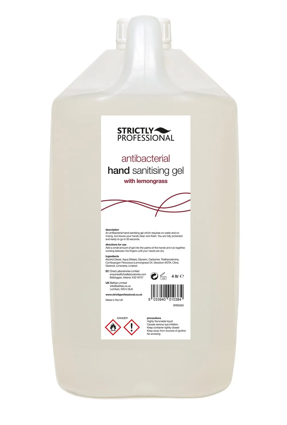 Strictly Professional Sanitising Gel