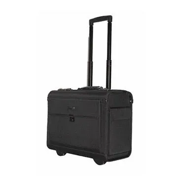 Tosca Executive Ko-Skin 17' Computer Trolley Case | Black