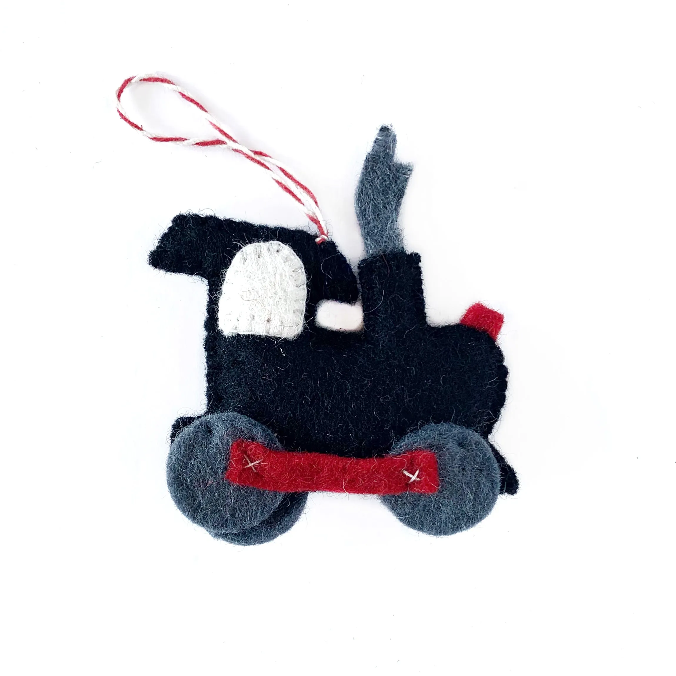 Train Ornament, Felt Wool