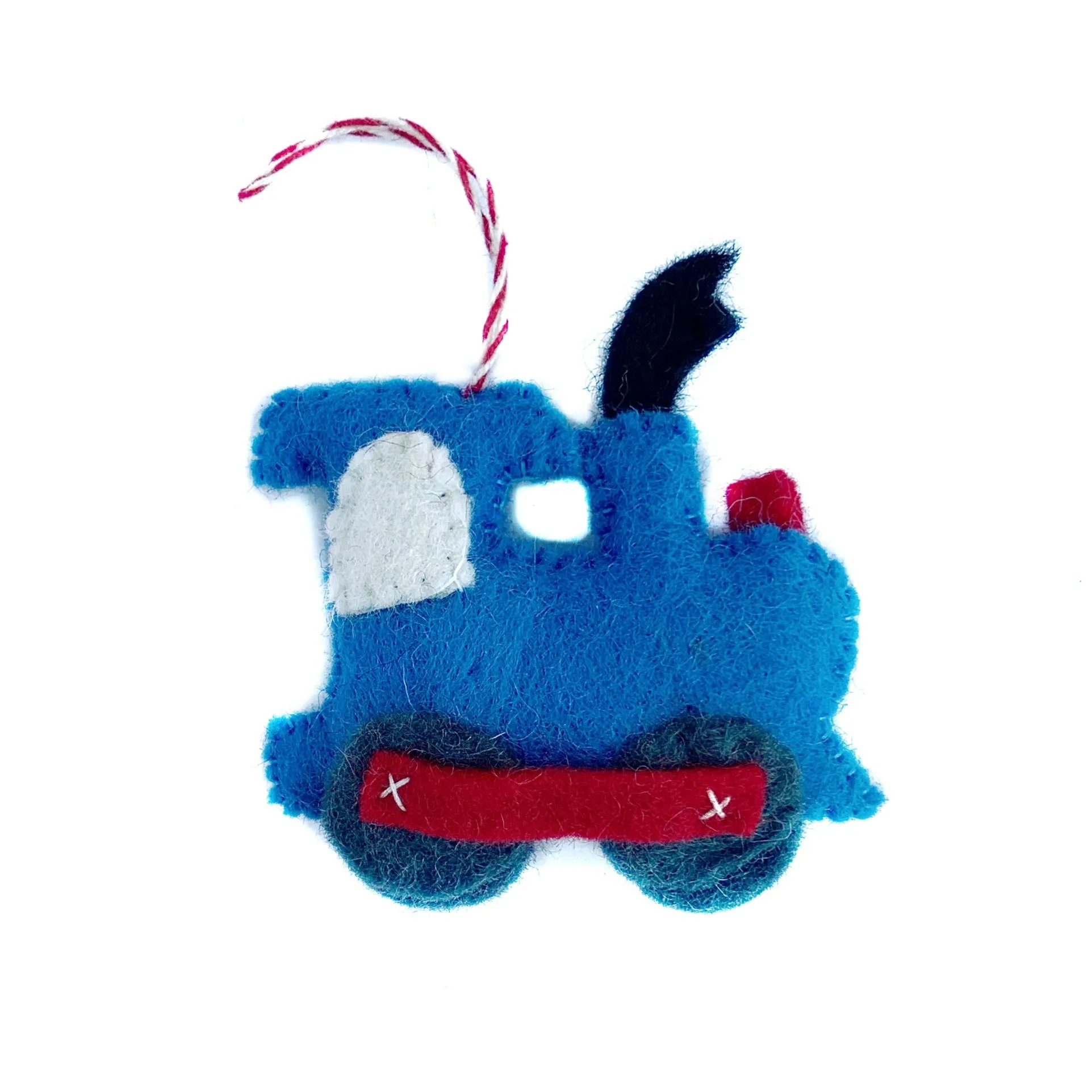 Train Ornament, Felt Wool