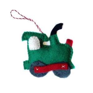 Train Ornament, Felt Wool