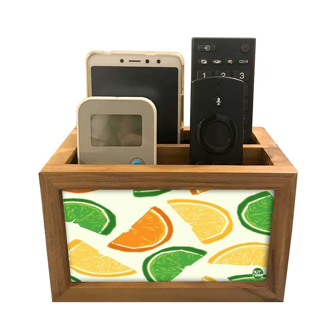 Tv Remote Caddy Organizer For TV / AC Remotes -  Sweet Lime