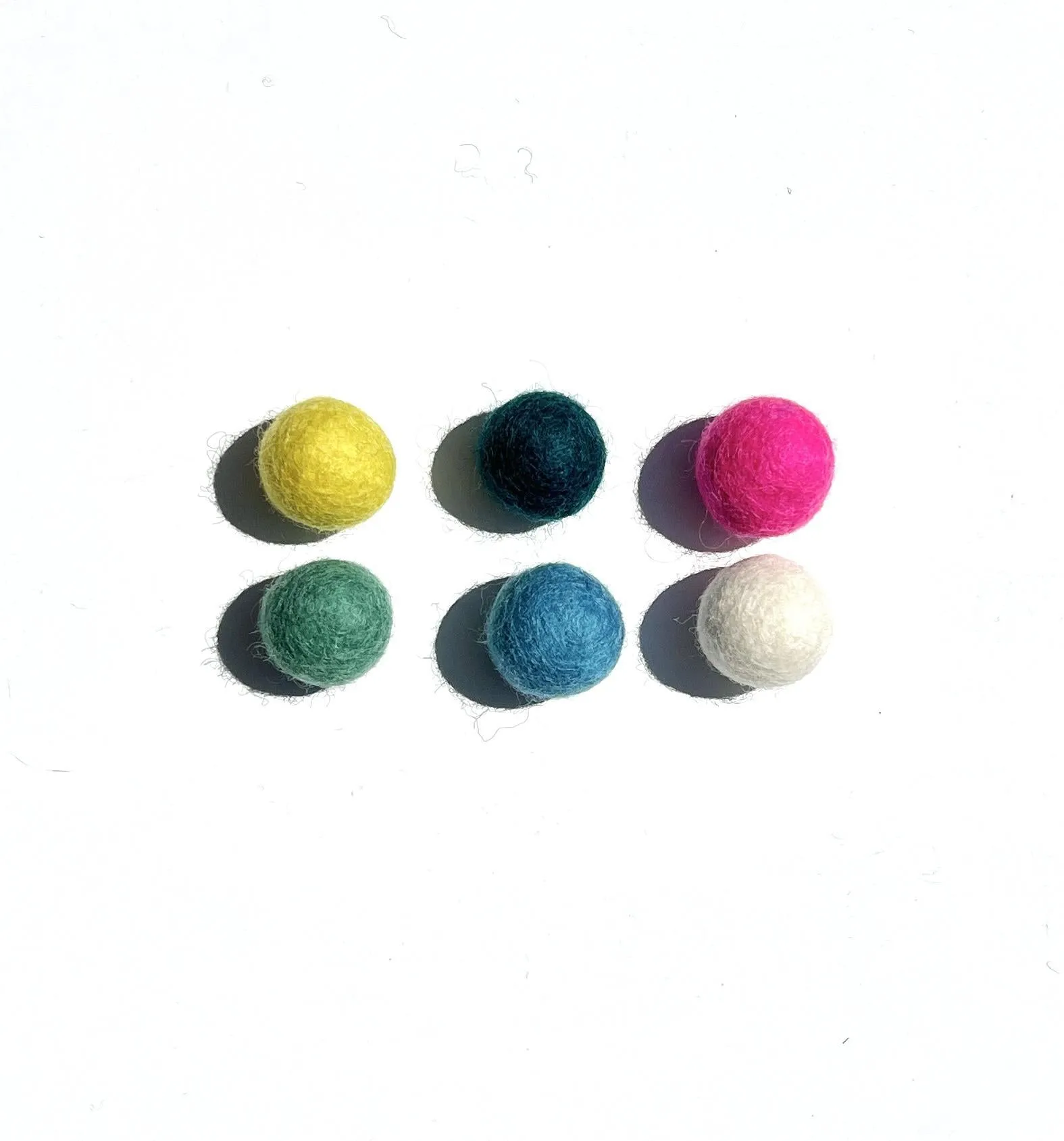 Wool Felt Balls - 1"