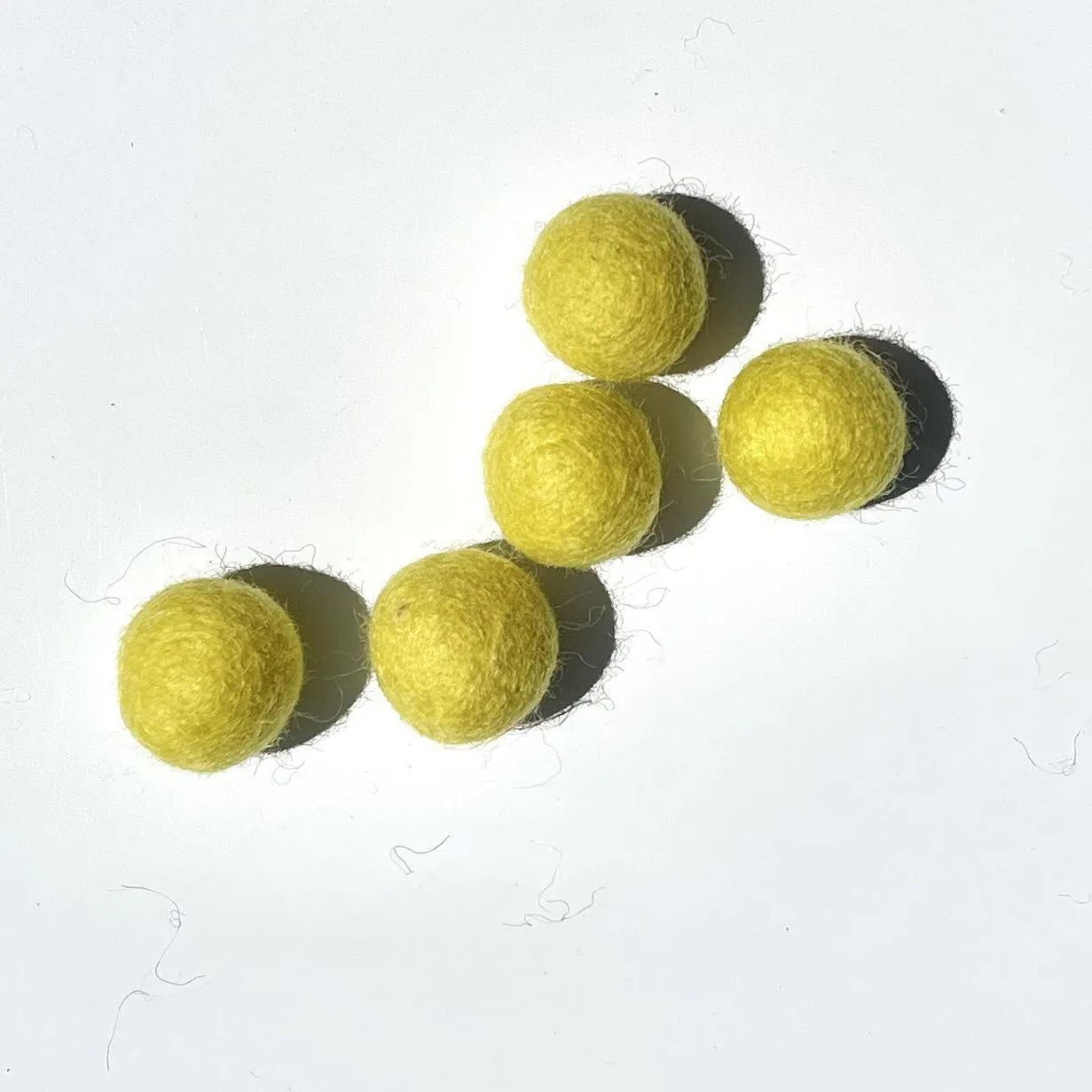 Wool Felt Balls - 1"