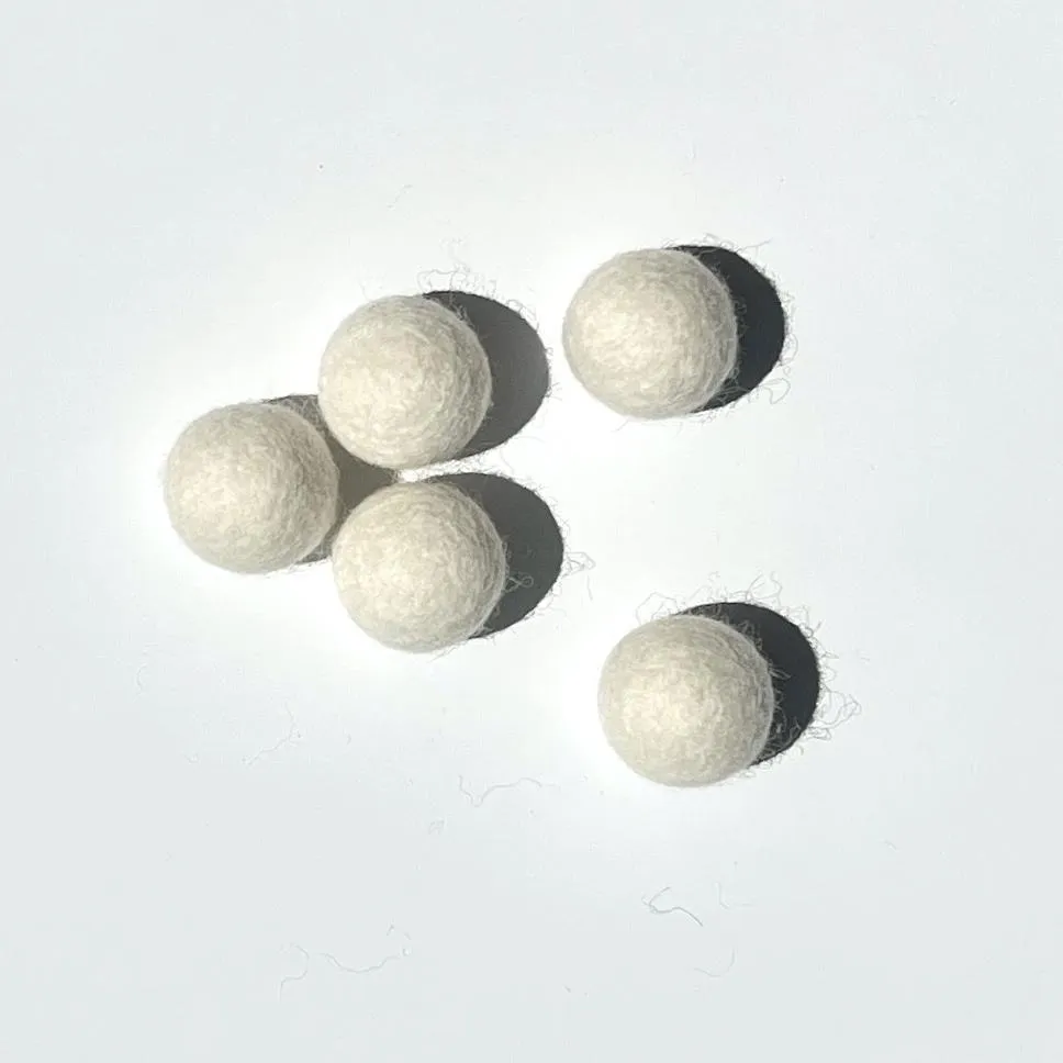 Wool Felt Balls - 1"