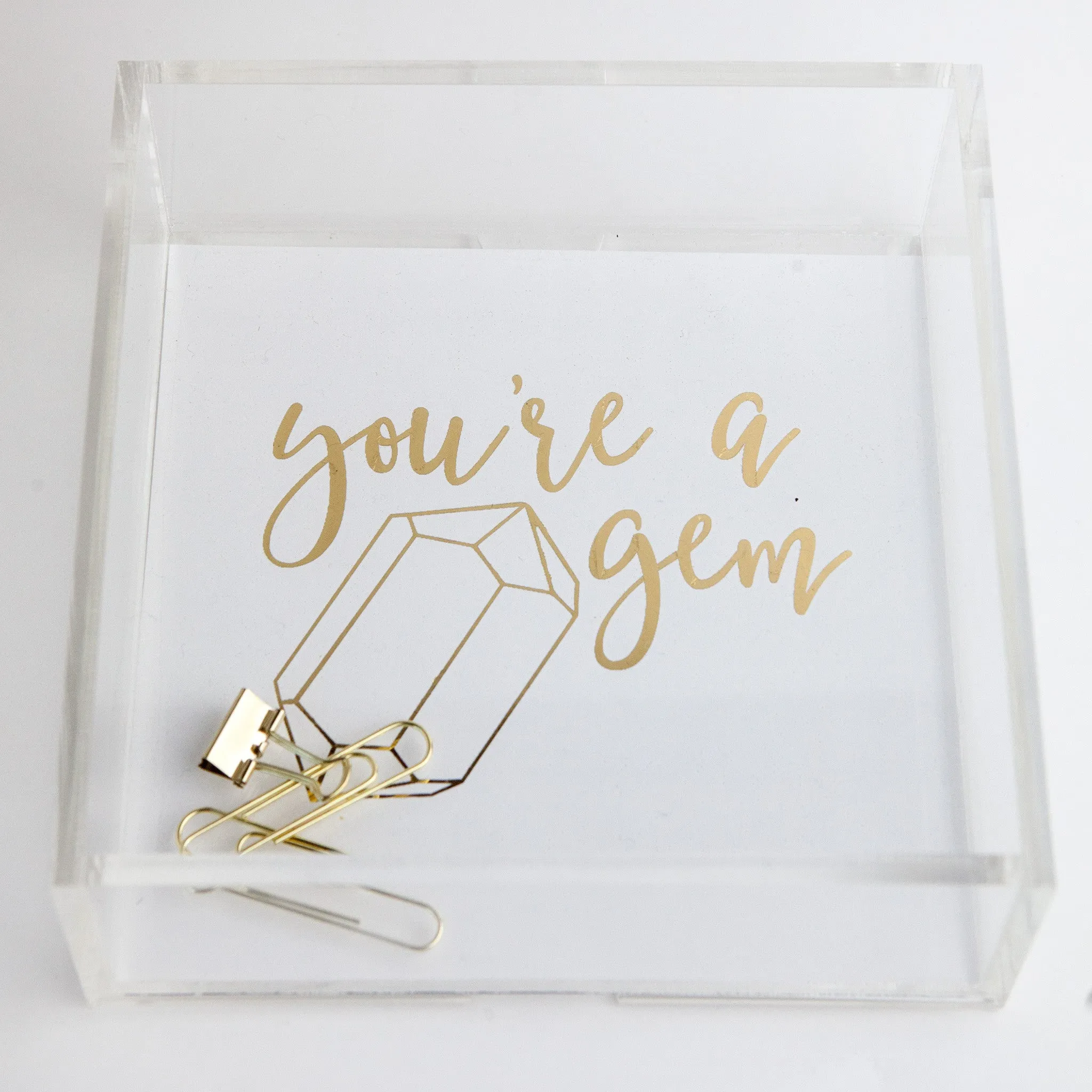 You're a Gem Lucite Tray